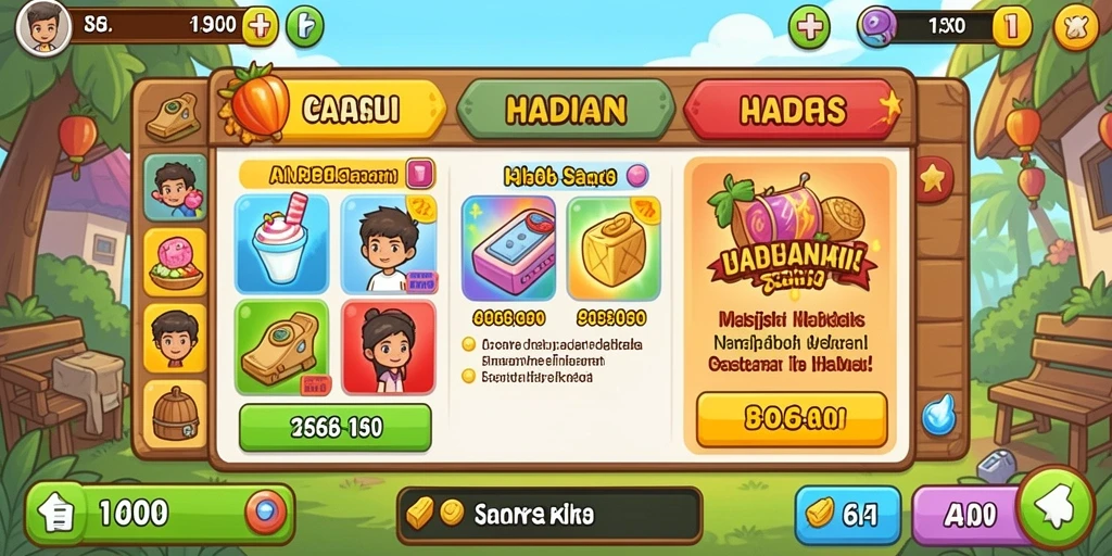 Kustomisasi tim sesuai dengan preferensi pemain.